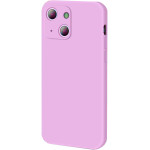 Bodycell Square Liquid Silicon Case iPhone 13 Light Violet - (04-00266)