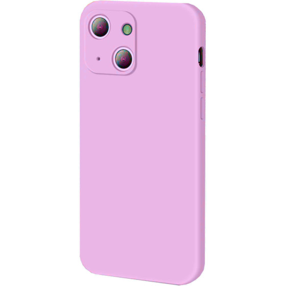 Bodycell Square Liquid Silicon Case iPhone 13 Light Violet - (04-00266)