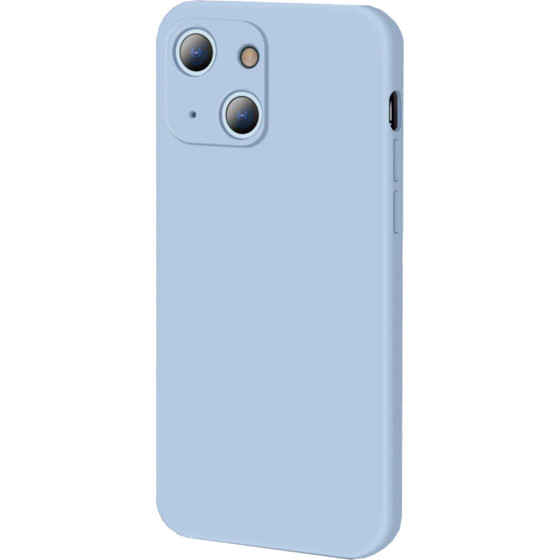 Bodycell Square Liquid Silicon Case iPhone 13 Light Blue - (04-00261)