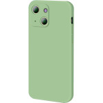Bodycell Square Liquid Silicon Case iPhone 13 Light Green - (04-00265)