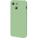 Bodycell Square Liquid Silicon Case iPhone 13 mini Light Green - (04-00545)