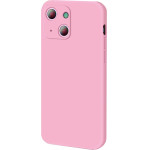 Bodycell Square Liquid Silicon Case iPhone 13 mini Pink - (04-00550)