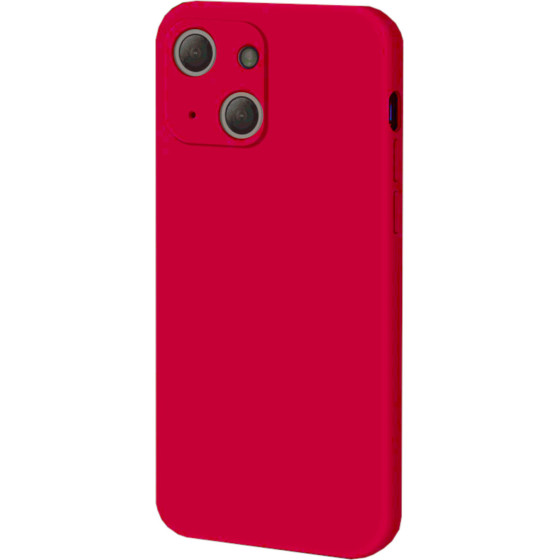 Bodycell Square Liquid Silicon Case iPhone 13 mini Red - (04-00551)