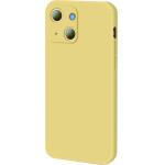 Bodycell Square Liquid Silicon Case iPhone 13 mini Yellow - (04-00555)