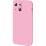 Bodycell Square Liquid Silicon Case iPhone 13 Pink - (04-00270)