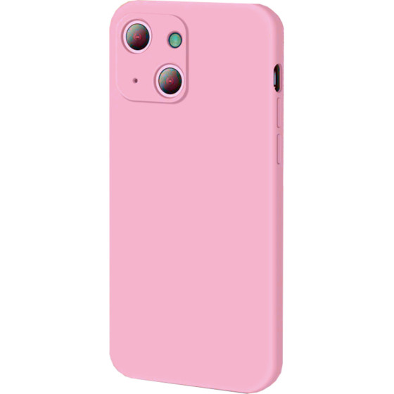 Bodycell Square Liquid Silicon Case iPhone 13 Pink - (04-00270)