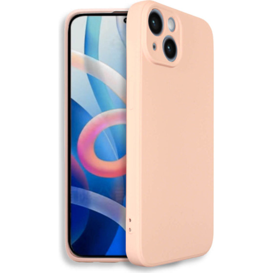 Bodycell Square Liquid Silicon Case iPhone 14 Pink - (BS-00005)