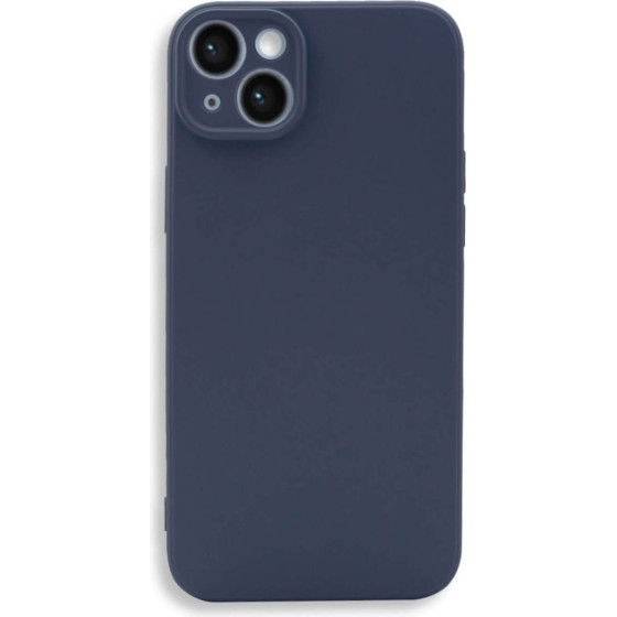 Bodycell Square Liquid Silicon Case iPhone 14 Plus Blue - (BS-00022)
