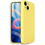 Bodycell Square Liquid Silicon Case iPhone 14 Plus Yellow - (BS-00021)