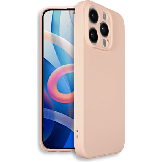 Bodycell Square Liquid Silicon Case iPhone 14 Pro Pink - (BS-00012)