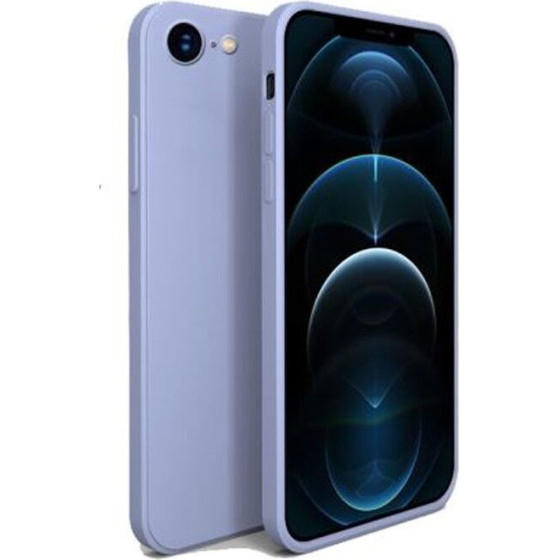 Bodycell Square Liquid Silicon Case iPhone 6/6s Plus Light Blue - (04-00705)