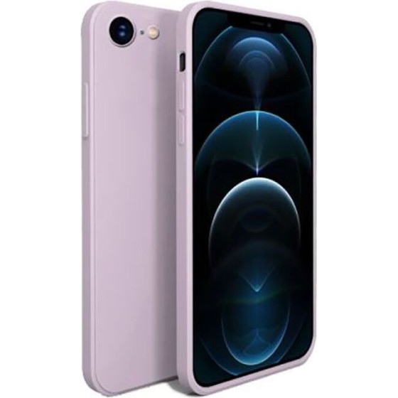 Bodycell Square Liquid Silicon Case iPhone 6/6s Light Violet - (04-00701)