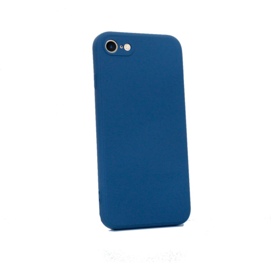 Bodycell Square Liquid Silicon Case iPhone 7/8/SE Dark Blue - (04-00246)