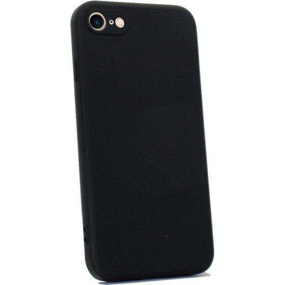 Bodycell Square Liquid Silicon Case iPhone 7/8/SE Black - (04-00245)