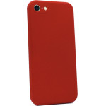 Bodycell Square Liquid Silicon Case iPhone 7/8/SE Red - (04-00536)