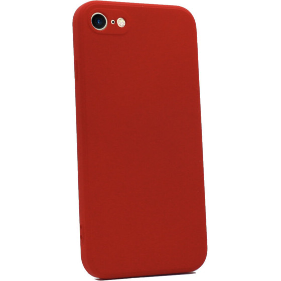 Bodycell Square Liquid Silicon Case iPhone 7/8/SE Red - (04-00536)