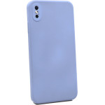 Bodycell Square Liquid Silicon Case iPhone X/XS Light Blue - (04-00714)