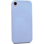 Bodycell Square Liquid Silicon Case iPhone XR Light Blue - (04-00717)
