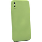Bodycell Square Liquid Silicon Case iPhone XS MAX Light Green - (04-00721)