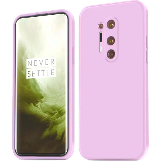 Bodycell Square Liquid Silicon Case Oneplus 8 Pro Light Violet - (04-00097)
