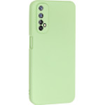 Bodycell Square Liquid Silicon Case Realme 7 4G Light Green - (04-00795)