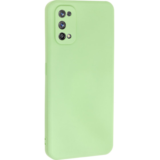 Bodycell Square Liquid Silicon Case Realme 7 Pro 4G Light Green - (04-00798)