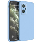 Bodycell Square Liquid Silicon Case Realme 9i 4G Light Blue - (04-00291)
