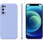 Bodycell Square Liquid Silicon Case Realme X7 5G/Q2 Pro 5G Light Blue - (04-00920)