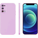 Bodycell Square Liquid Silicon Case Realme X7 5G/Q2 Pro 5G Light Violet - (04-00922)