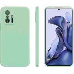 Bodycell Square Liquid Silicon Case Xiaomi 11T/11T Pro Light Green - (04-00924)
