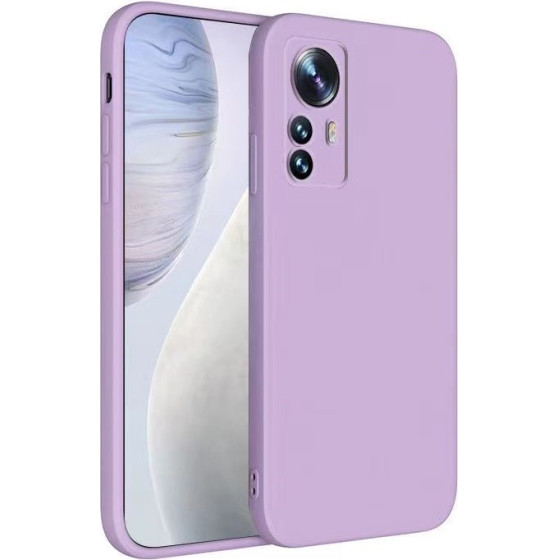 Bodycell Square Liquid Silicon Case Xiaomi 12 5G/12X/12S Light Violet - (04-00928)
