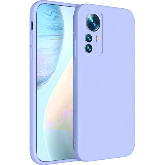 Bodycell Square Liquid Silicon Case Xiaomi 12 Pro 5G Light Blue - (04-00929)