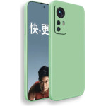 Bodycell Square Liquid Silicon Case Xiaomi 12T/12T Pro 5G Light Green - (BS-00043)
