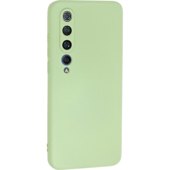 Bodycell Square Liquid Silicon Case Xiaomi Mi 10 5G Light Green - (04-00812)