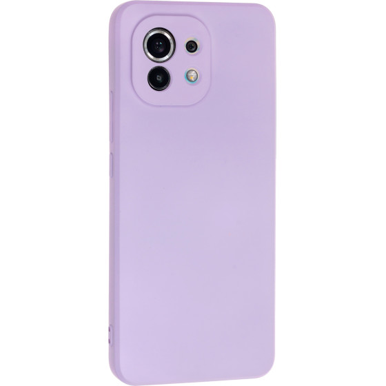 Bodycell Square Liquid Silicon Case Xiaomi Mi 11 Light Violet - (04-00784)