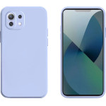Bodycell Square Liquid Silicon Case Xiaomi Mi 11 Lite 4G/5G Light Blue - (04-00938)