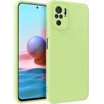 Bodycell Square Liquid Silicon Case Xiaomi Note 10/10s/Poco M5s Light Green - (04-00762)