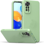 Bodycell Square Liquid Silicon Case Xiaomi Note 11 Pro Plus 5G Light Green - (04-00945)