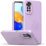 Bodycell Square Liquid Silicon Case Xiaomi Note 11 Pro Plus 5G Light Violet - (04-00946)