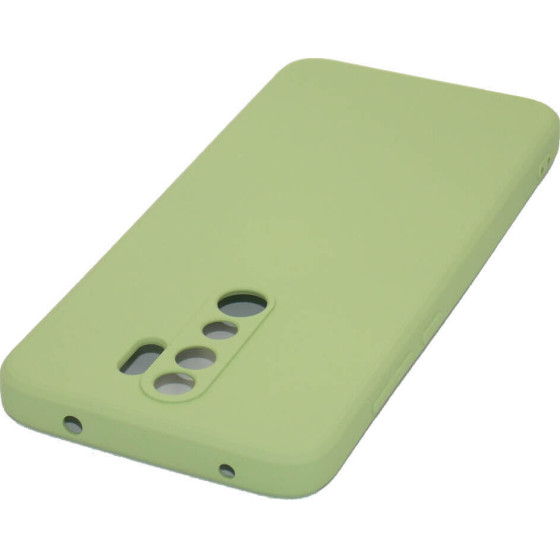 Bodycell Square Liquid Silicon Case Xiaomi Note 8 Pro Light Green - (04-00771)