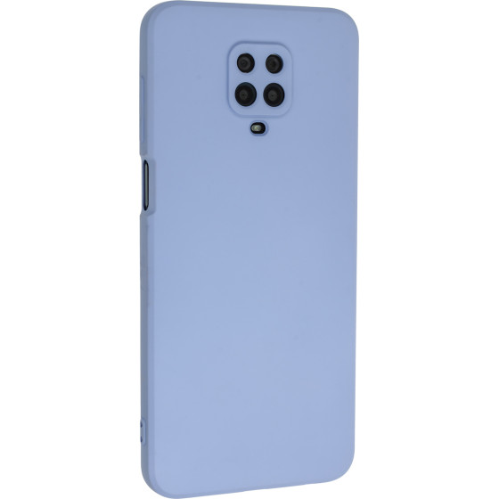 Bodycell Square Liquid Silicon Case Xiaomi Note 9S/9 Pro Light Blue - (04-00782)