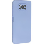 Bodycell Square Liquid Silicon Case Xiaomi Poco X3 NFC/X3 Pro Light Blue - (04-00788)