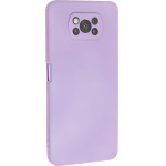 Bodycell Square Liquid Silicon Case Xiaomi Poco X3 NFC/X3 Pro Light Violet - (04-00787)