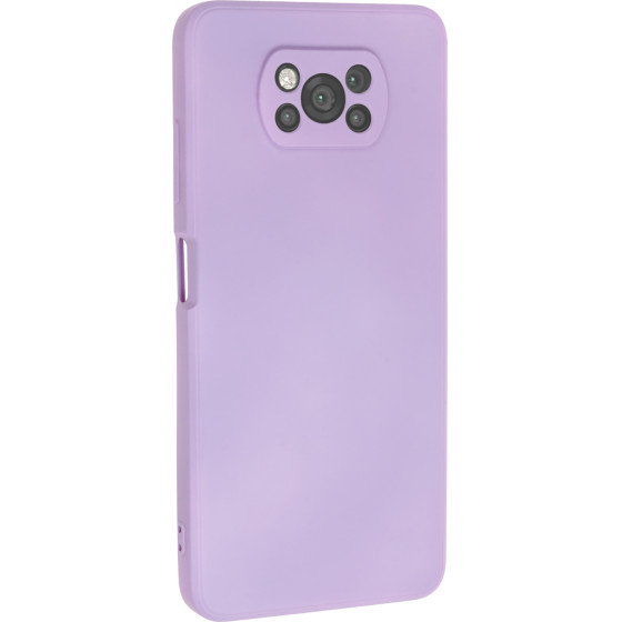 Bodycell Square Liquid Silicon Case Xiaomi Poco X3 NFC/X3 Pro Light Violet - (04-00787)
