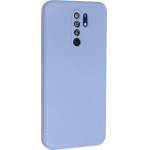 Bodycell Square Liquid Silicon Case Xiaomi Redmi 9/Poco M2 Light Blue - (04-00752)