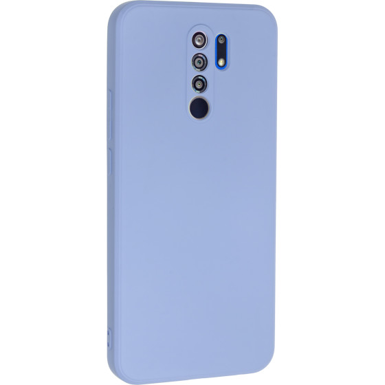 Bodycell Square Liquid Silicon Case Xiaomi Redmi 9/Poco M2 Light Blue - (04-00752)