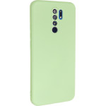 Bodycell Square Liquid Silicon Case Xiaomi Redmi 9/Poco M2 Light Green - (04-00753)