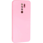 Bodycell Square Liquid Silicon Case Xiaomi Redmi 9/Poco M2 Pink - (04-00950)
