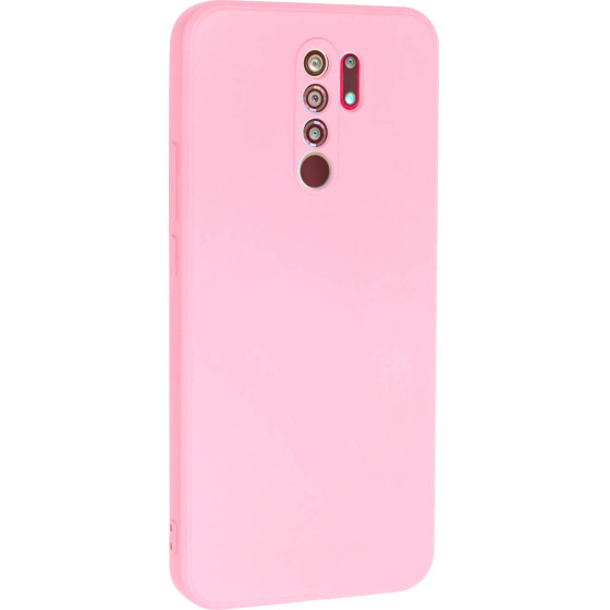 Bodycell Square Liquid Silicon Case Xiaomi Redmi 9/Poco M2 Pink - (04-00950)