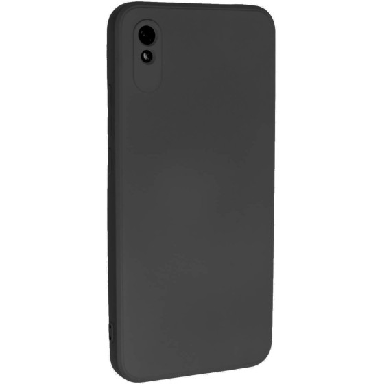 Bodycell Square Liquid Silicon Case Xiaomi Redmi 9A/9AT/9i Black - (04-00953)